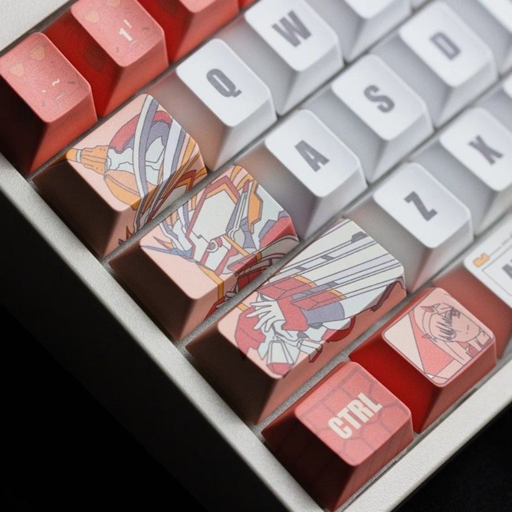 DARLING in the FRANXX Zero Two Keycaps Cherry Profile 139 Teclas PBT ...
