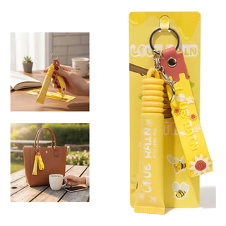 Lip Tint Gloss Labial Mel Honey Com Chaveiro Love Rain em Oferta na Shopee