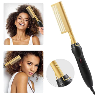 Pente Elétrico Alisador Cabelo Aquecimento Milti-fucional Chapinha Artiga em Oferta na Shopee