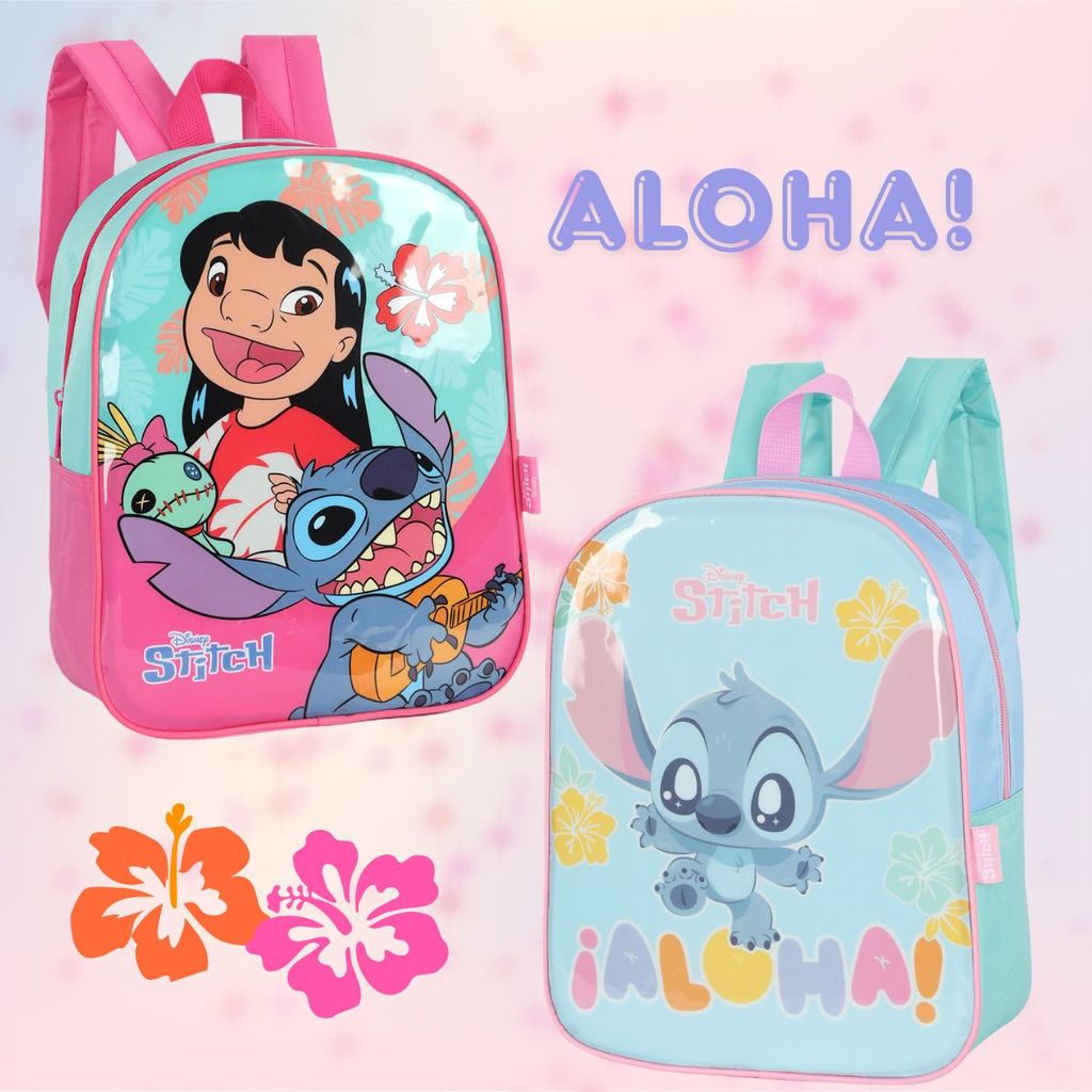 Mochila Infantil Pequena Stitch Escolar Passeio Menina | Shopee Brasil