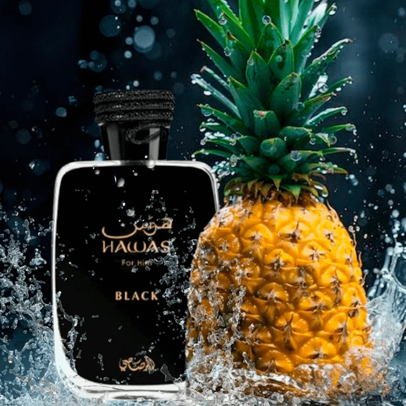 Perfume Árabe Hawas Black For Him Eau de Parfum 100ml Rasasi