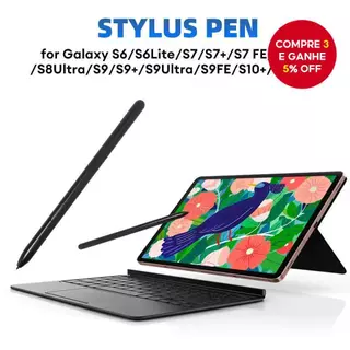  Para Samsung S Pen para tablets Samsung Galaxy S8 S7 FE S6 Lite S7+ S8+ S9 S9FE, caneta touch stylus sem Bluetooth.