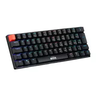 Teclado Mecanico Marvo KG933G, RGB, ABNT2, Switch Vermelho, Preto, KG933G-BK
