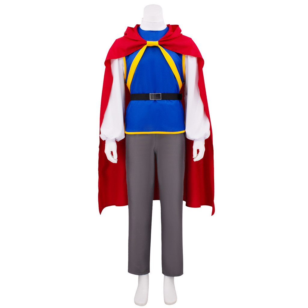 Grimm conto de fadas neve príncipe branco cosplay traje desempenho de ...