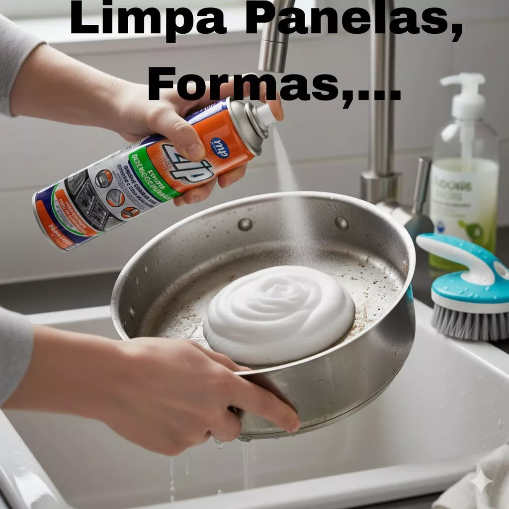 Zip Clean Espuma Limpa Gordura Remove Gordura 300Ml - My Place