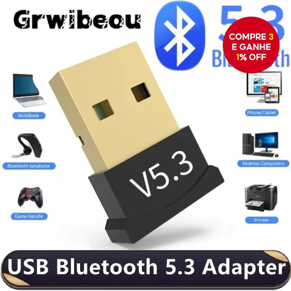  Adaptador USB Bluetooth 5.5 para áudio de laptop, computador, transceptor sem fio, dongle wifi, adaptador Ethernet.
