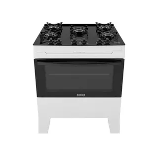 Fogão Itatiaia Electra Glass Pluss Piso 5 Bocas Branco Mesa De Vidro Bivolt (3700000487) em Oferta na Shopee