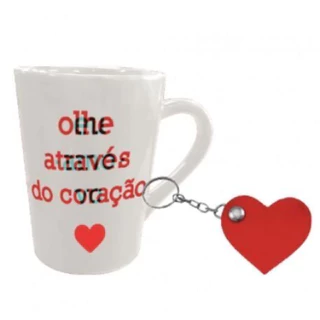 Caneca conica eu e voce mensagem secreta-39361 em Oferta na Shopee