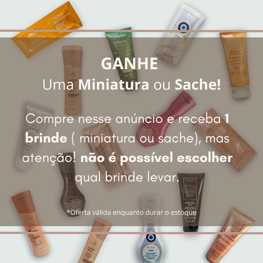 Kit Shampoo + Condicionador + Máscara Pós Progressiva Amend