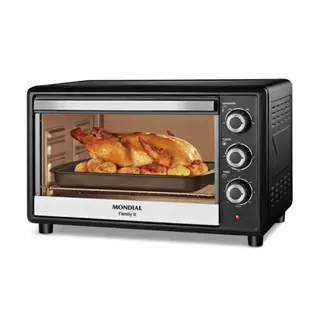 Forno Elétrico 42L Family II Mondial 1600W Preto/Inox FRN-42-B - 127V em Oferta na Shopee