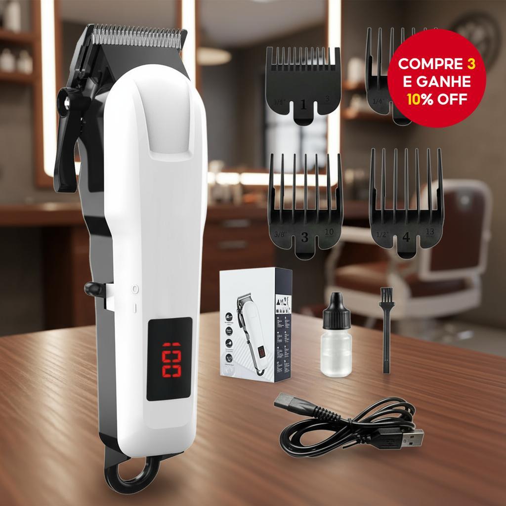 6008 Conjunto de Máquina de Cortar Cabelo Sem Fio para Corte de Cabelo ...