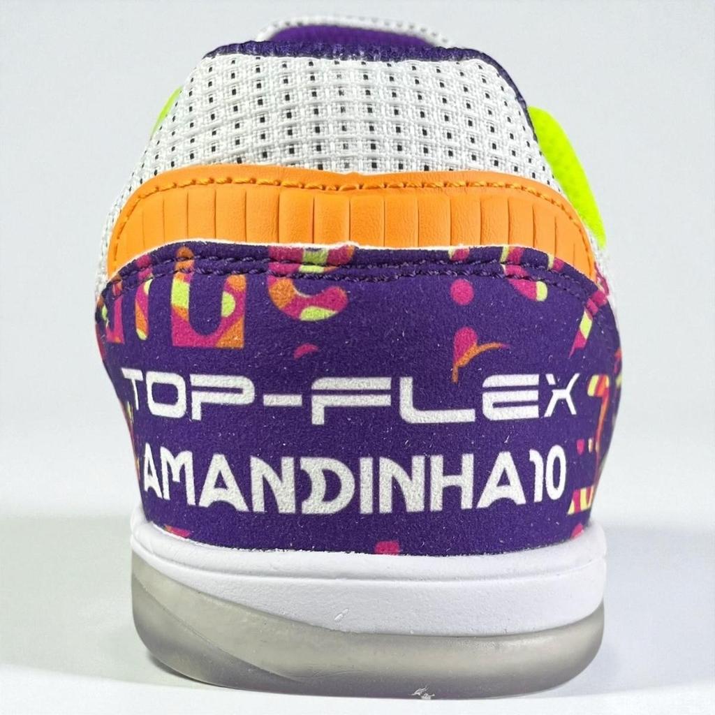 Chuteira Futsal Joma Top Flex Amandinha 10 Original Couro