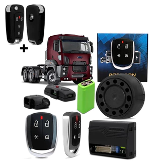 Kit Pósitron Completo Automotivo: Chave Canivete PX80 + Alarme Cyber TX360 Universal em Oferta na Shopee
