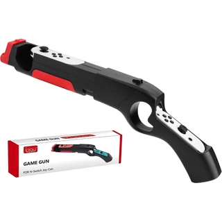 Grip Pistola Rifle Suporte Para Nintendo Switch Joy-con Preta