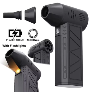 Soprador + Aspirador De Pó 2 em 1 De Ar Sem Fio Mini Turbo Super Poderoso De 130000 Rpm Ventilador