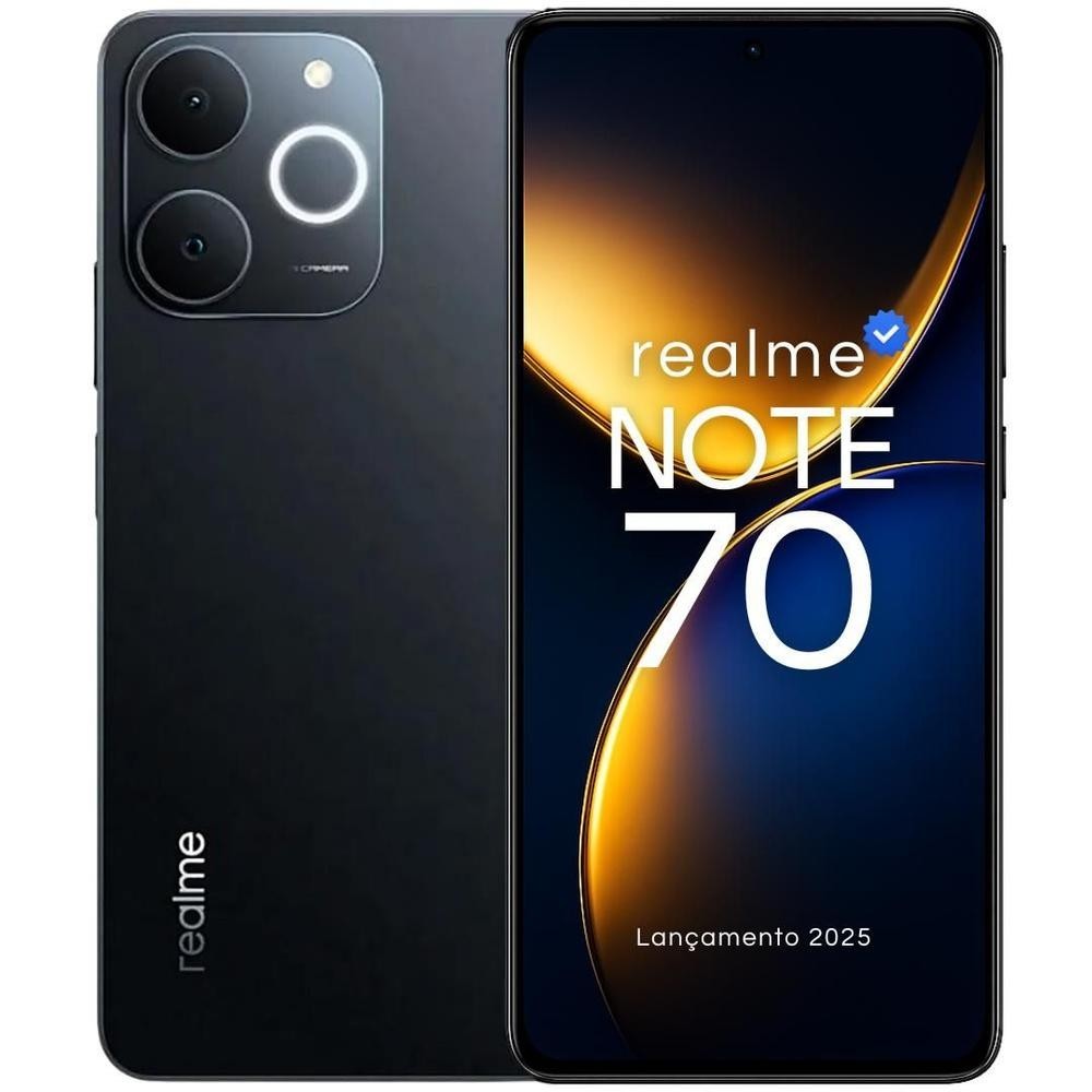 Realme Note 70 Natal Bateria 6300 mAh, Câmera 13 MP, Tela 6.74″ 90