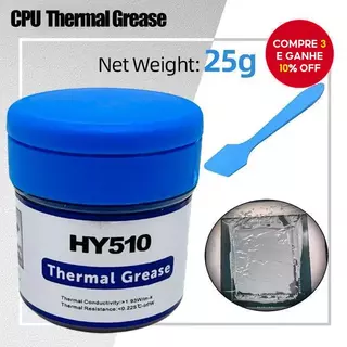 HY510 CPU Graxa Térmica Desktop PC Pasta Composta Condutora De Silicone Para Dissipador De Calor De Refrigeração