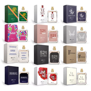 Kit 10 Perfumes de 100ml - Várias Fragrâncias - Monte Seu Kit