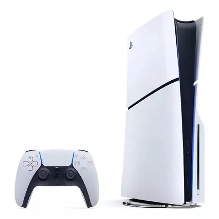 Console PlayStation 5 Slim Disk 1TB Branco com Controle Sony Lacrado Original