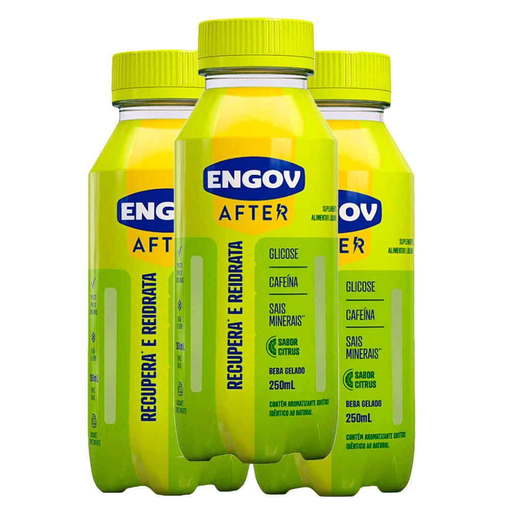 Kit 3 Bebida Engov After Citrus 250ml | Shopee Brasil
