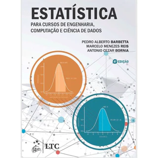 Estatística para cursos de engenharia, computação e ciência de dados em Oferta na Shopee