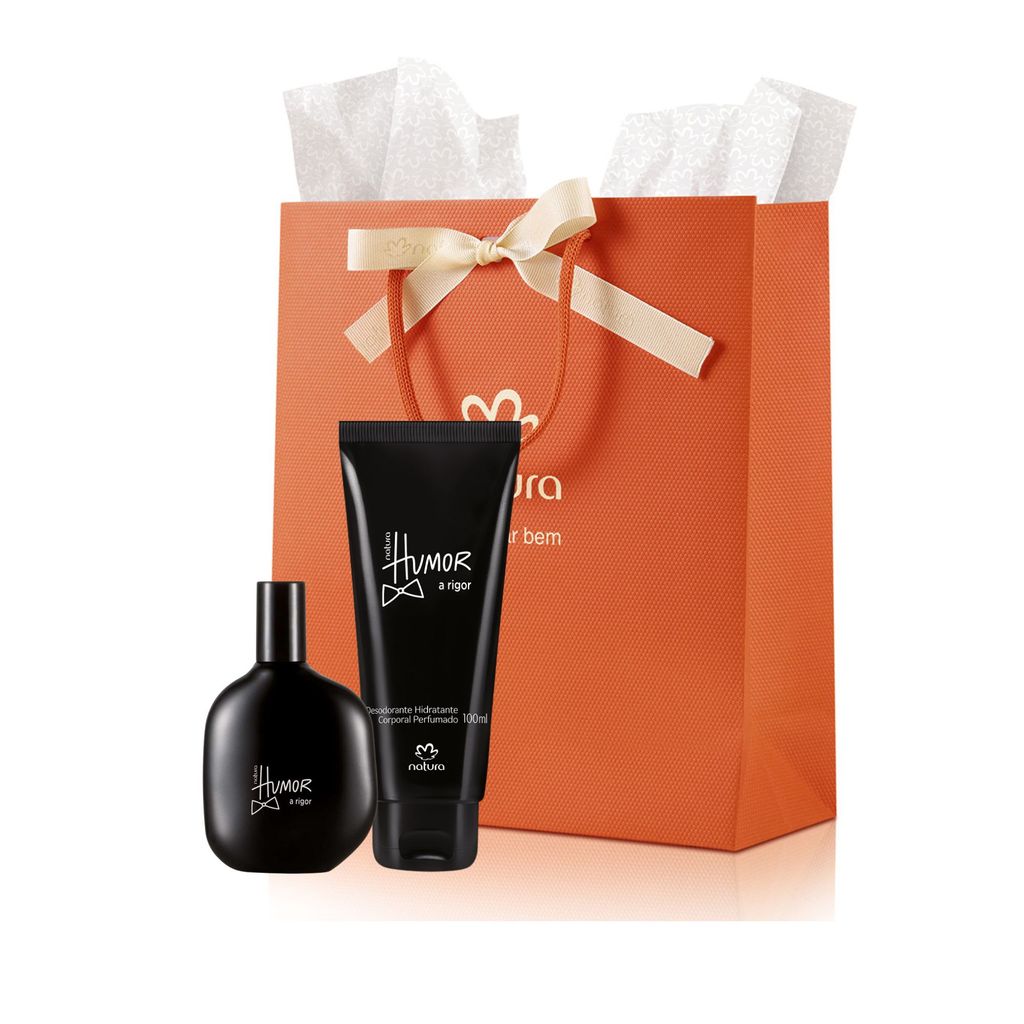 Natura Humor A Rigor Perfume Masculino Mini 25ml e Hidratante Corporal ...