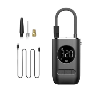 Mini compressor de ar portátil recarregável digital USB medidor de pressão dos pneus em Oferta na Shopee