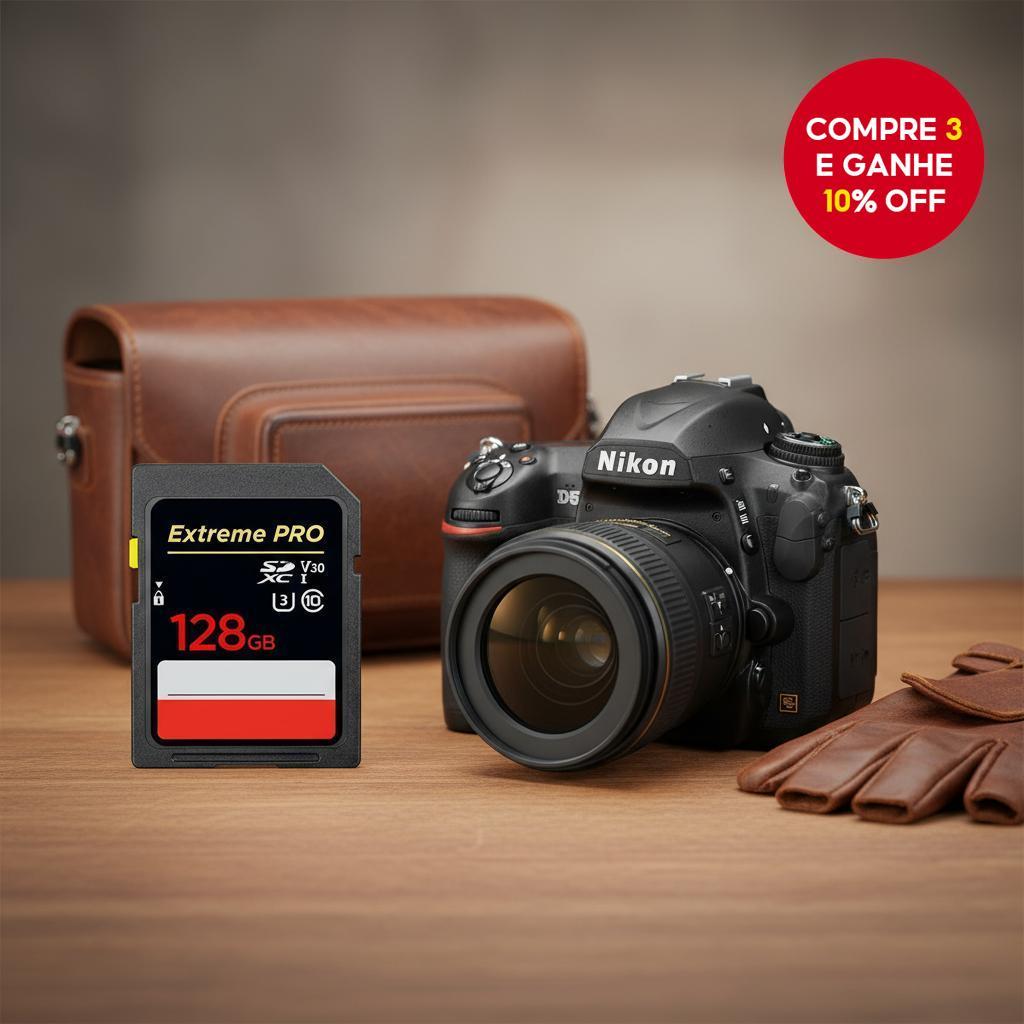 Cartão de memória de alta velocidade Classe 10 para câmera HD 4K ...
