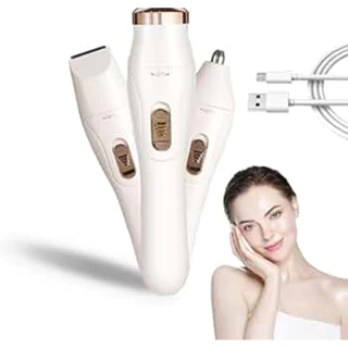 Depiladora De Barbear Recarregável Elétrica Multifuncional 3 em 1 em Oferta na Shopee