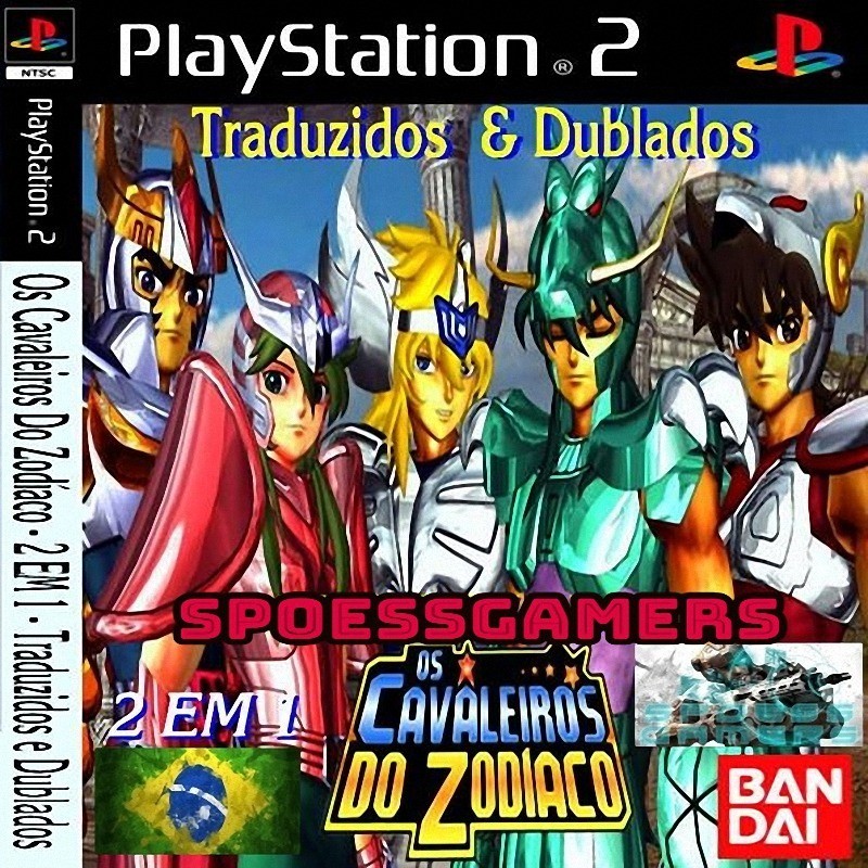 Jogo Cavaleiros Do Zodiacos Ps2 Português Dublados (2 In 1) Patch ...