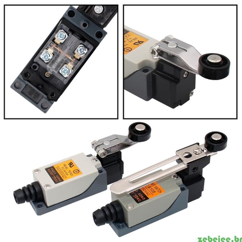 zebeiee TZ-8108 8104 Alavanca Momentânea Interruptores Limite Rolo