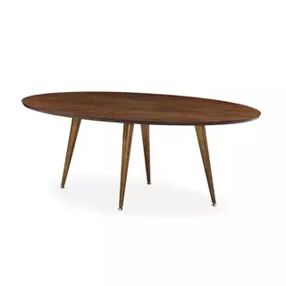 Mesa de Jantar 6 Lugares Moderna Herval Bali, Amêndoa, 190x110 cm em Oferta na Shopee