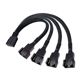 CABO SPLITTER COOLER FAN 4 PINOS PWM 1-4 SAÍDAS PLACA-MÃE