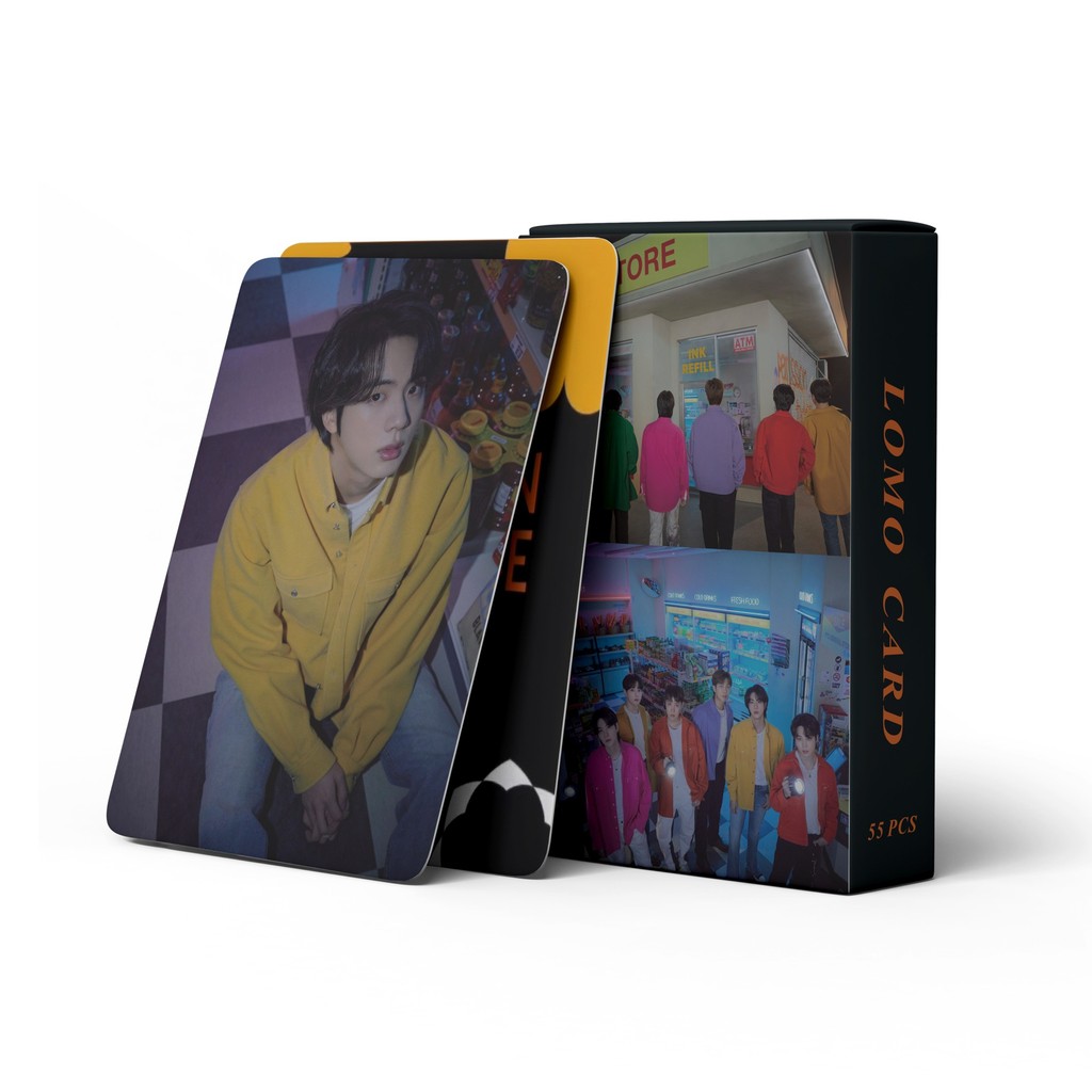 55pcs/box JungKook SEVEN Yes Solo Album Photocards BT-S Lomo Cards