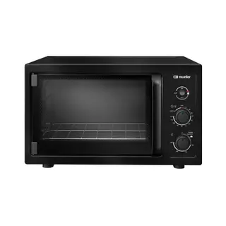 Forno Elétrico de Bancada Mueller 50L com Grill Dourador 1800W Preto Fosco 220V - MFB50B em Oferta na Shopee
