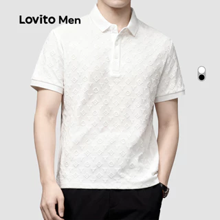 Lovito Camisa Polo Masculina Elegante Clássica E Versátil Na Cor Branca Ideal Para a Primavera/verão LNE122135 em Oferta na Shopee