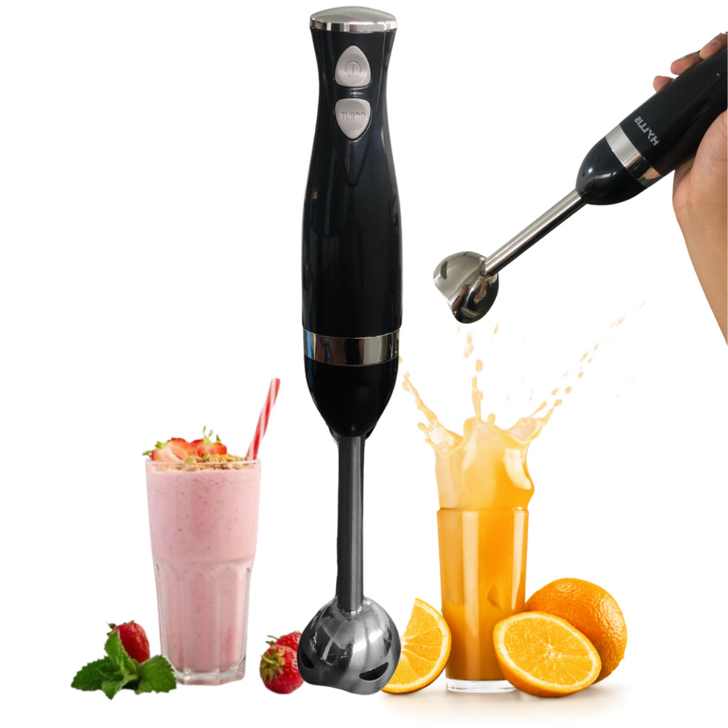 Mixer de Mão Vertical Turbo 2 Velocidades Inox Triturador Misturador de ...