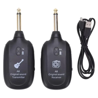 Transmissor Receptor A8 Sem Fio Guitarra Violão Baixo P10