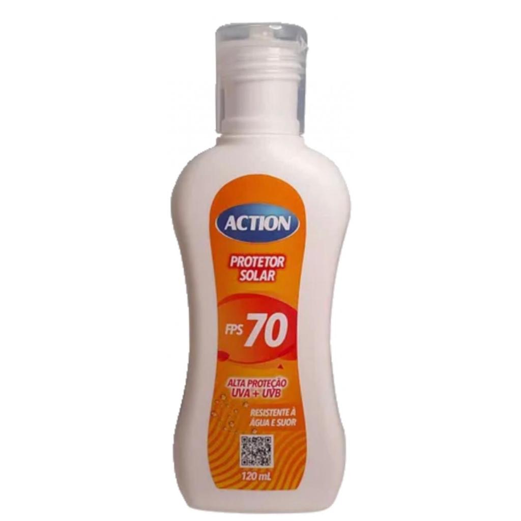 Protetor Solar FPS 70 Action 120ml | Shopee Brasil