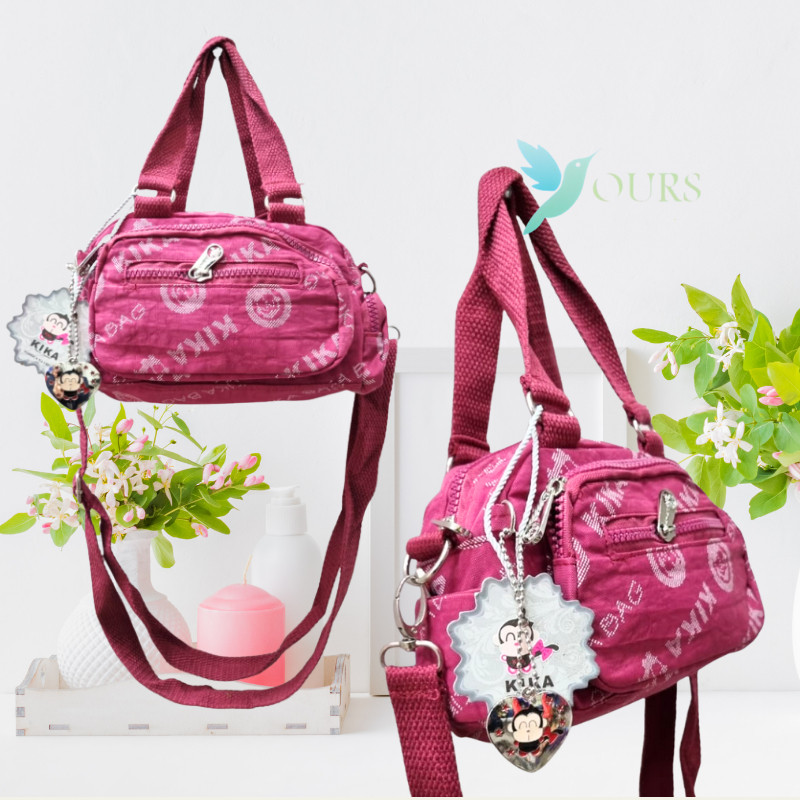 Bolsa Tactel Multifuncional Alça Longa Lateral Bolsa De Mão Vários