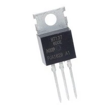 Kit 5 Peças - Triac Bt137-600e 8a 600v Original Nxp
