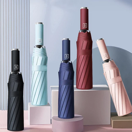 MODIVA Guarda Chuva Automático Reforçado, Antivento, Anti-Sol e Protetor Solar