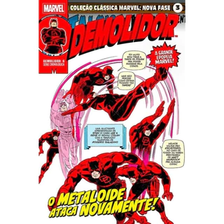 COLEÇÃO CLÁSSICA MARVEL: NOVA FASE VOL. 3 - DEMOLIDOR 6 em Oferta na Shopee