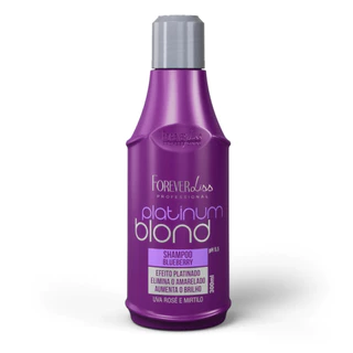 Shampoo Matizador Forever Liss Professional Platinum Blond Contém 300ml em Oferta na Shopee