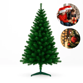 Arvore De Natal 1,50m 240 Galhos Pinheiro Verde Média Apartamento
