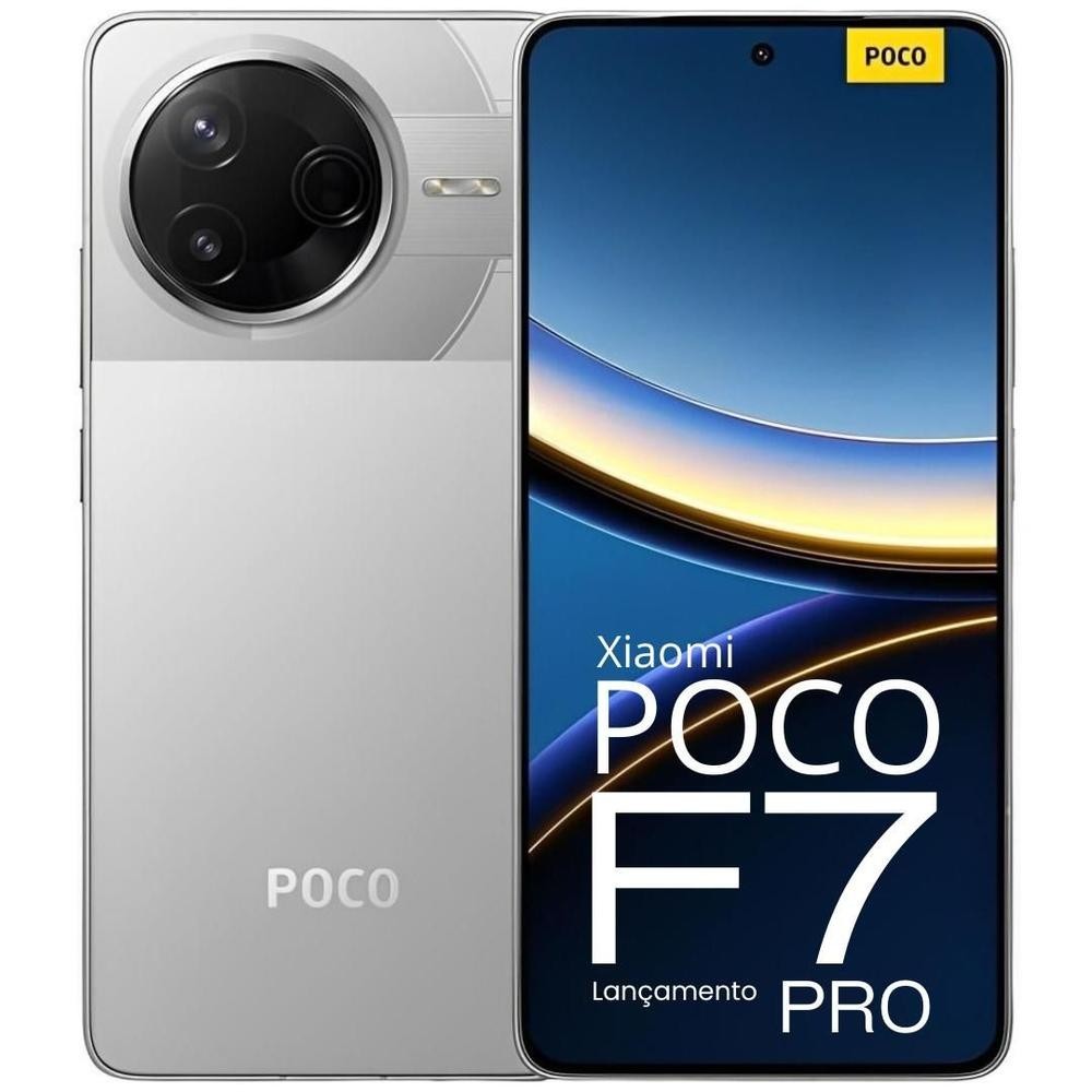 POCO F7 Pro 5G 256GB Ou 512GB Com 12GB RAM Expansível Até 24GB