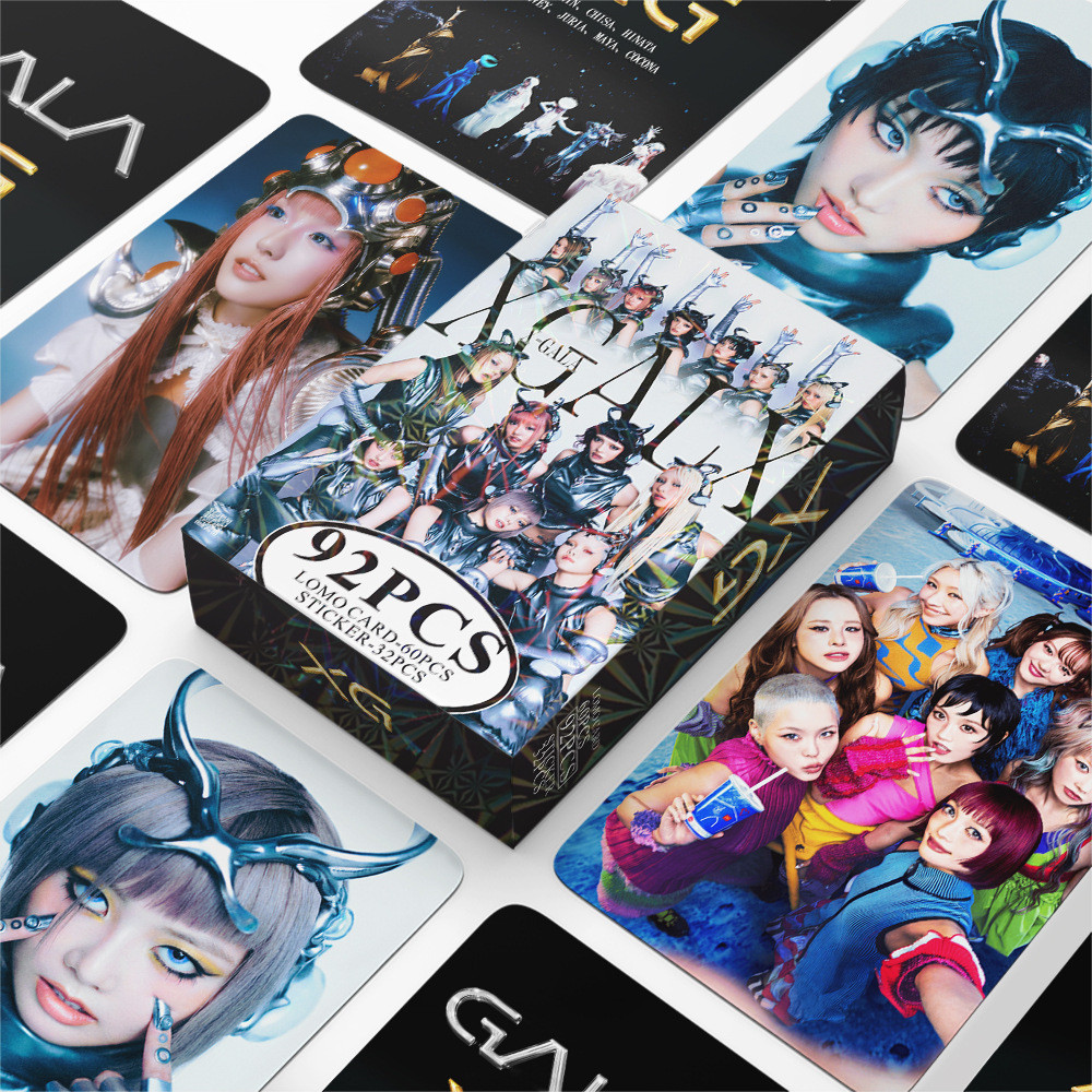 92 Unidades/Caixa XG IYKYK AWE Photocards WOKE UP Adesivos Novo