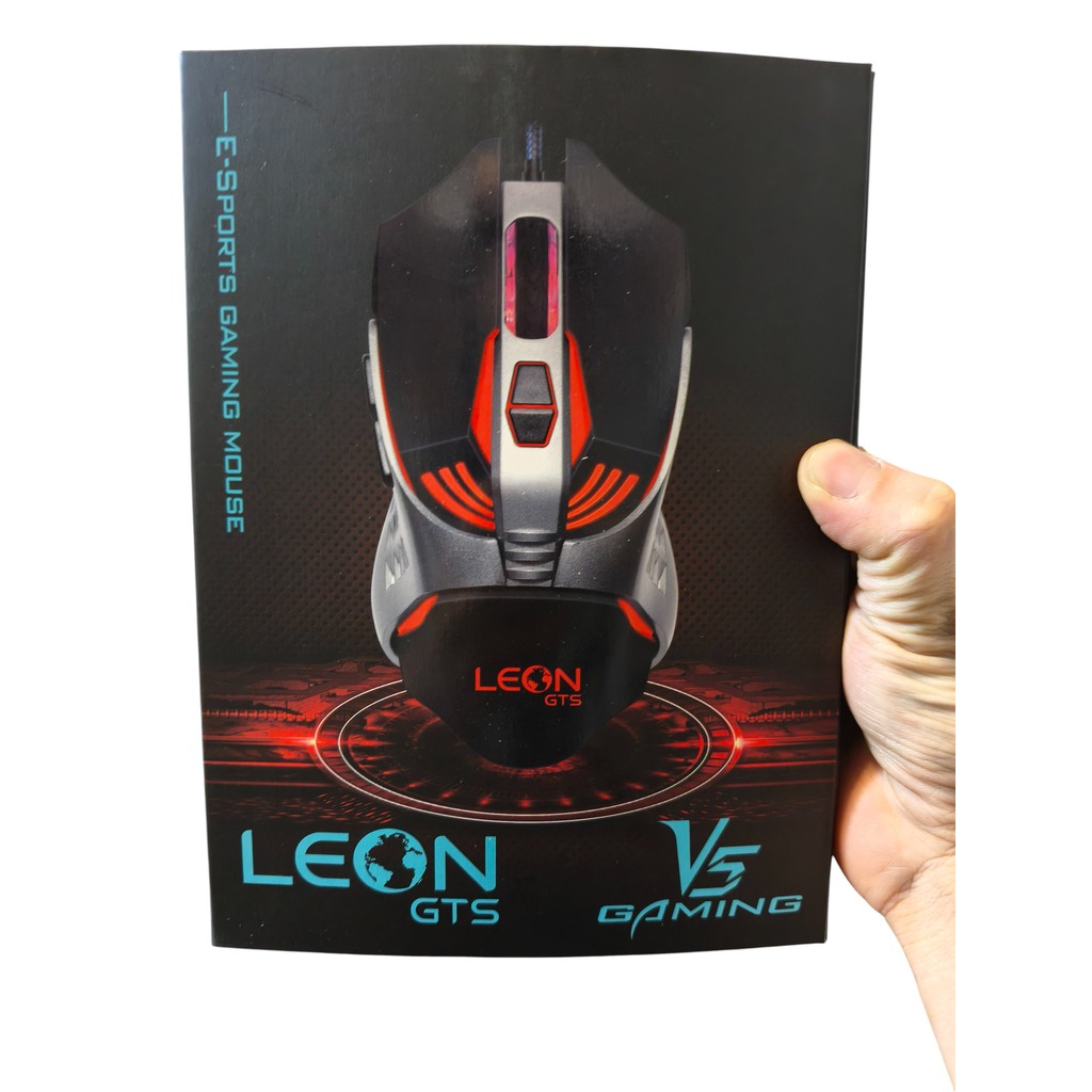 Mouse Gamer LEON GTS VS Gaming 2400DPI com LED Colorido 7 Botões ...
