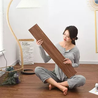 36 PCS Piso Vinílico Autocolante Adesivo Madeira 91cm x 15cm cobertura 5㎡