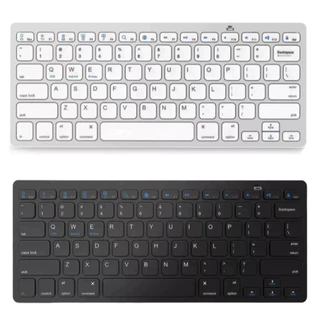 Teclado sem fio Bluetooth portátil Universal tecla macia Tablet iPad Mac Pc Notebook Design Slim
